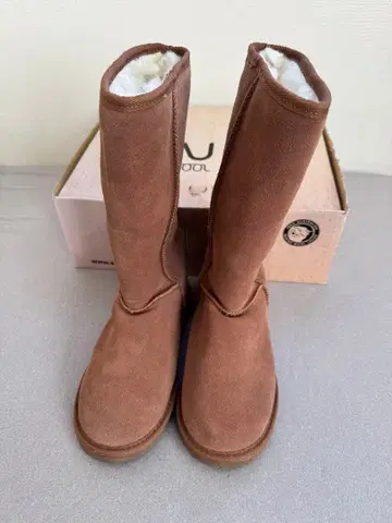 [새상품급] EMU 브라운 스웨이드 롱 부츠