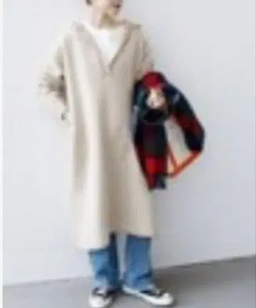 SHIPS any 자카드 후디 니트 원피스