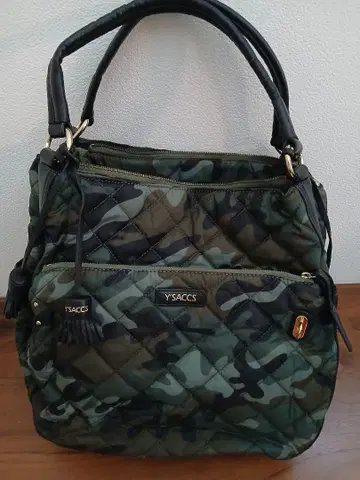 최종 가격 새상품급 Y'SACCS 카모플라쥬 숄더백