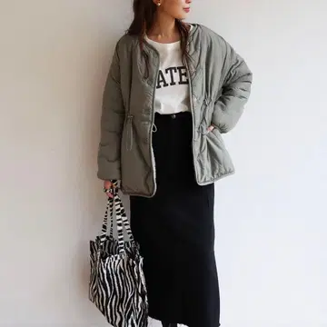 andme 2way 리버서블 노카라 보아 코트 택 포함