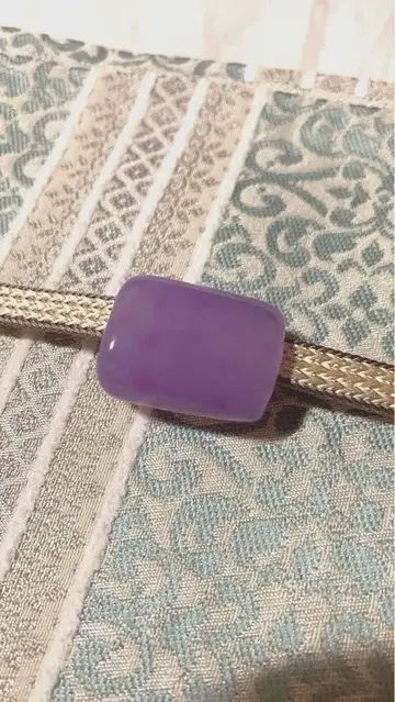 오쓰카 고후쿠텐 유리 오비 고정 띠 미사용 보라색 하나뿐인 도트