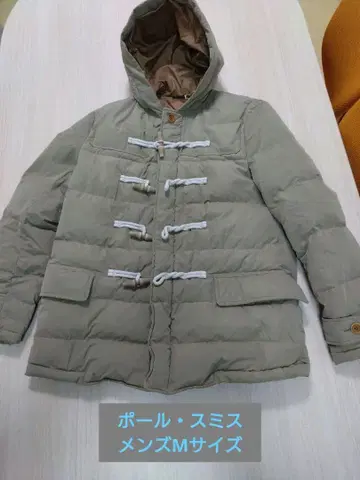 폴 스미스 더플 다운 자켓 후드 부착 베이지 계열 겨울 아우터