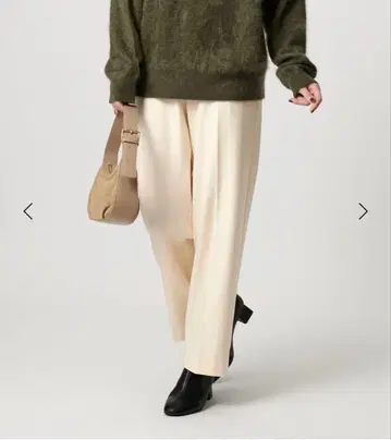 뷰티&유스 속기모 밴딩 스트레이트 팬츠 워셔블 S