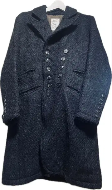 SHAREEF 모헤어 트위드 코쿤 코트 사이즈 1