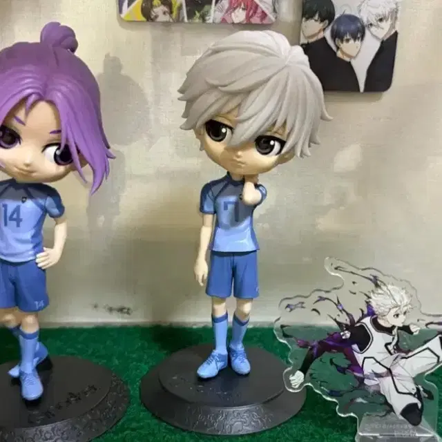 일괄 블루록 Qposket 피규어 & 아크릴 스탠드 / 나기 인형