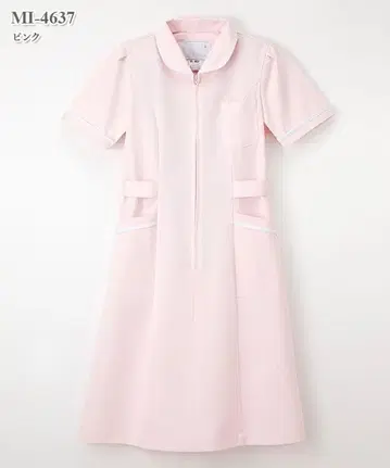 MI-4637 반팔 핑크 원피스 L