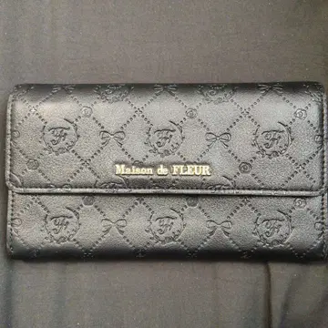 메종 드 플뢰르 모노그램 장지갑 블랙