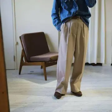 23aw maatee&sons 2PLEATS TROUSER JEFFERY