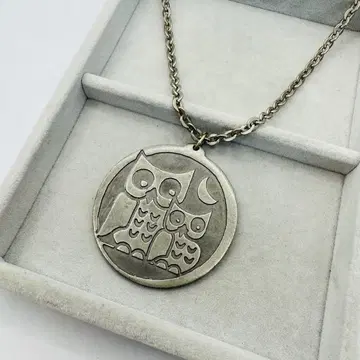 [ 인기 ] PEWTER jorgen jensen 올빼미 목걸이 76