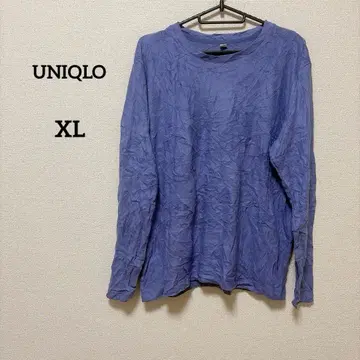 UNIQLO 유니클로 [ XL ] 퍼플 긴팔T셔츠