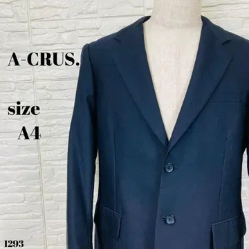 A-CRUS 에 새상품급 테일러드 자켓 다크 네이비 A4 1293
