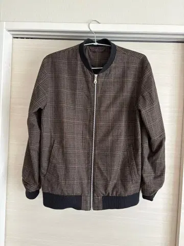 SHIPS 체크 무늬 집업 자켓 L