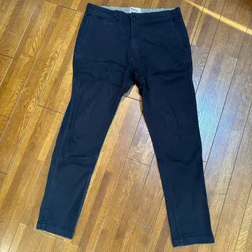 DUFFER ST. GEORGE 블랙 치노 팬츠 L