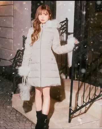 미셸 마카롱 미쿠비레 페이크 다운 자켓 프리 사이즈