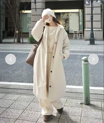 클래식 엘프 충전솜 롱 코트