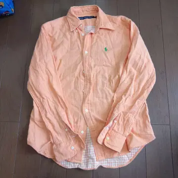 폴로 랄프 로렌 긴팔 셔츠 오렌지