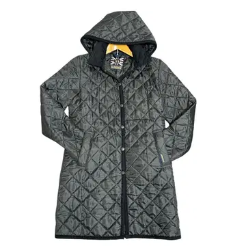 LAVENHAM 라벤햄 후드 부착 퀼팅 롱 블랙 S 정가 5.5만