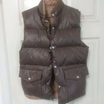 vintage 70년대 리버서블 다운 베스트 XS