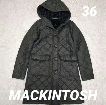 MACKINTOSH 매킨토시 보아 안감 퀼팅 롱 코트 36