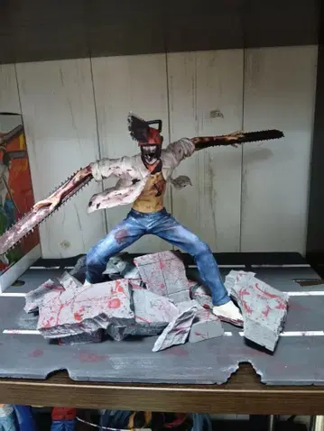 체인소 맨 피규어 리페인트 디오라마 레제 편