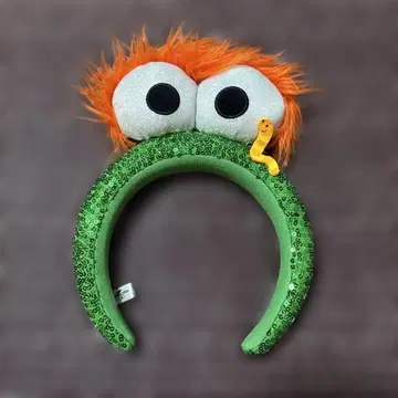 [ 즉시 발송 ] USJ 캐릭터 머리띠 그린 오렌지 스팽글