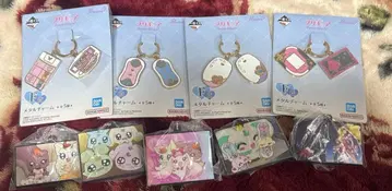 프리큐어 제일복권 F상 메탈 참 러버 스트랩 세트