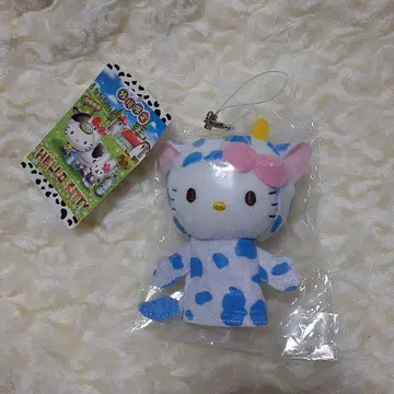 레어! 지역 한정 키티 마스코트 스트랩 손가락 인형 목장 한정판
