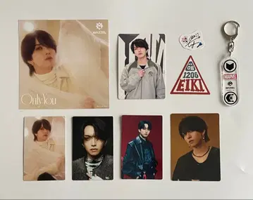 MAZZEL EIKI 포토 카드 스티커 키링 9종 세트