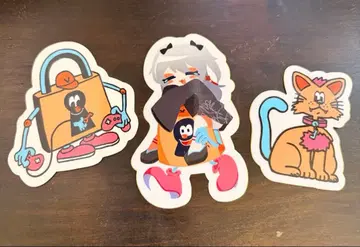 스티커 세트 (고양이 보리 토로로 - vaultroom)