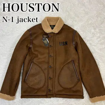 [ 미사용 새상품 ] HOUSTON N-1 자켓 브라운 U.S.N.