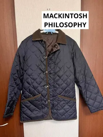 매킨토시 다운 퀼팅 자켓 2way 리버서블