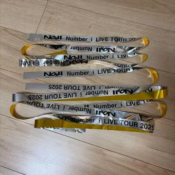 Number i LIVE TOUR 2025 은색 테이프 3개 풀