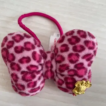 디즈니 레오파드 무늬 리본 헤어 액세서리