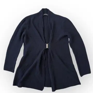 ANNECLAIRE 앙크레일 가디건 롱 네이비 L 사이즈