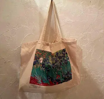 아이보리 고흐 그림 프린트 토트백