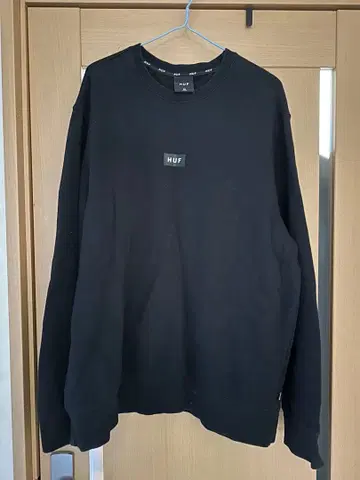 HUF 블랙 맨투맨 XL