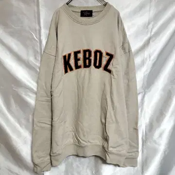 [ Keboz ] 케보즈 코튼 파일 로고 맨투맨 트레이닝복