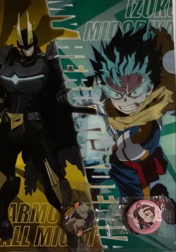 나의 히어로 아카데미아 클리어 파일 배지 마그넷 시트 3종 세트