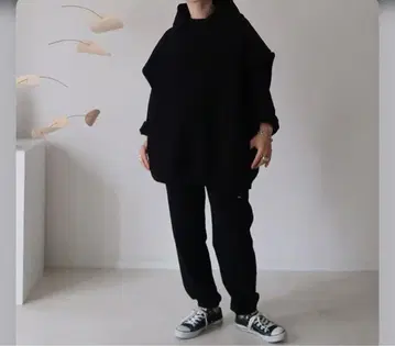 DRY COTTON PLANE SWEAT FOODIE 셋업