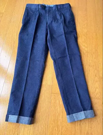 데님 슬랙스 더블 마감 슈트 셀렉트