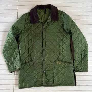 바버 올리브 그린 퀼팅 자켓 XL