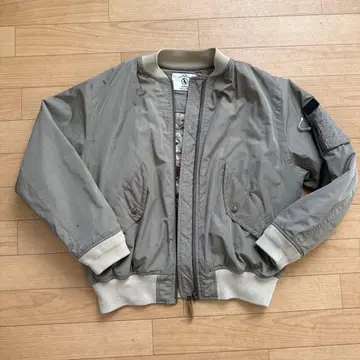 AIGLE 카모플라쥬 패턴 블루종 S