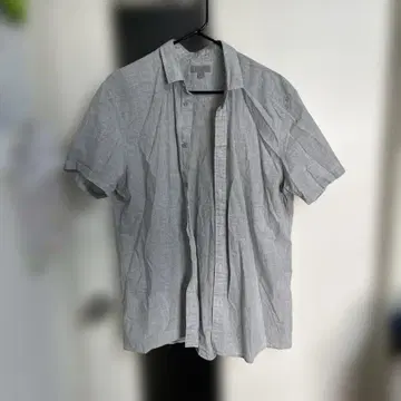 COS 그레이 반팔 셔츠 L