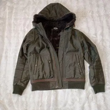 BEAMS 후드 부착 모즈 코트 M 사이즈 카키