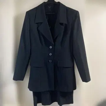 블랙 스커트 수트 원피스 3종 세트 심플