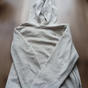 THE NORTH FACE 플리스 후드티 그레이