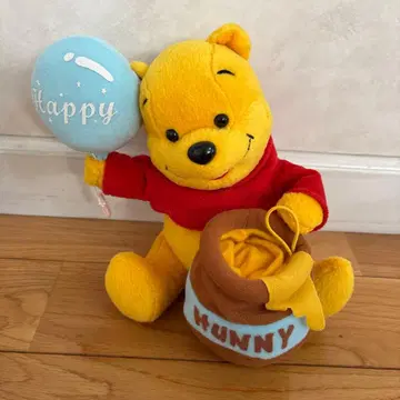 푸우 봉제 인형 허니 포트 포함