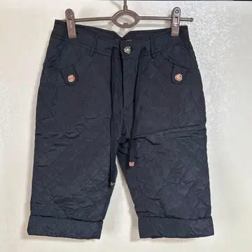 여성용 하프 팬츠 다운 팬츠