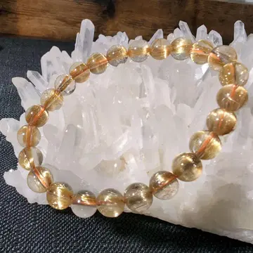 골드 루틸 쿼츠 팔찌