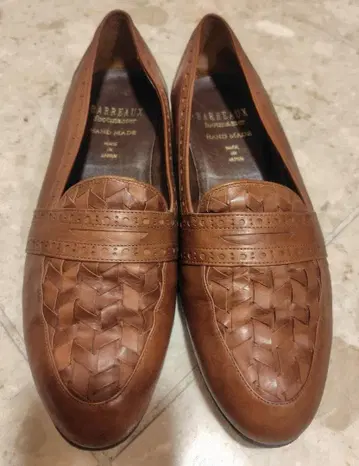 BARREAUX 핸드메이드 가죽 신발 브라운